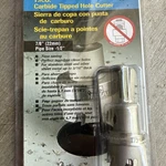 Ideal 36-301 7/8-INCH(22MM) Carbide Tipped Hole Cutter For 1/2-INCH Pipe-new!. Fixed Price $29.99.