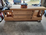 Table Saw / Miter Rolling Work Bencg. Fixed Price $1500.00.