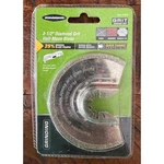 New Warrior 3 1/2" Diamond Grit Half-moon Grinding Blade 61829. Fixed Price $12.99.