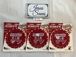 3- Diablo 5-3/8 In. Tooth Framing Trim Saw Blade D0516X F17. Fixed Price $40.00.