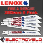 5 Lenox 200MM 10/14 Tpi Fire & Rescue Reciprocating Saw Blade For Thick Metal. Fixed Price $39.97.