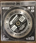 Quasar Diamond Kut 7" Turbo Rim Saw Blade Masonry, Stone, Cement Nip. Fixed Price $22.50.