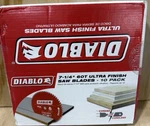 Freud Diablo 10 Pack 7-1/4 60T Atb Ultra Finish Circular Saw Blade D0760A New. Fixed Price $179.00.