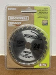 New! Rockwell RW9231 Versacut 3/8 24-TOOTH Carbide-tipped Circular Saw Blade. Fixed Price $15.00.