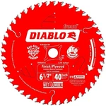 Diablo High-performance Finish Trim Saw Blade Wood 6-1/2" X 40-TEETH. Fixed Price $18.99.
