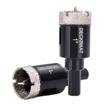 2PC 1" Diamond Tipped Tile Hole Saws With Guiding Bit Accurate Drilling. Fixed Price $23.99.