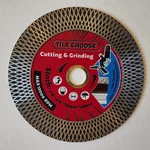 Uxcell Diamond Porcelain Tile Saw Blade 5" Super Thin Cutting Disc. Fixed Price $18.99.