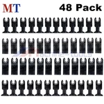 48 Pcs Metal Wood Universal Oscillating Multitool Quick Release Saw Blades Kit. Fixed Price $25.30.