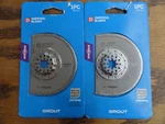 (2) Starlock 3" Diamond Grit Segment Oscillating Multi-tool Blades Brick Mortar. Fixed Price $59.95.