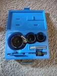 Lenox 7 Pc Rough Wood Hole Cutter Set W/ Snap Back Arbor, 3 Saws, 2 Bits, & File. Fixed Price $36.95.