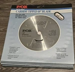 Ryobi 10" 40 Tooth Carbide Tipped Meter Saw Blade For BT3000 Table. Fixed Price $115.00.