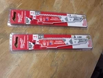 Sets Milwaukee Ax Carbide 6" 5TPI Recip Blades 1/SET Wood/nails # 48005221 ... Fixed Price $16.00.