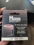 Morse MHS38 2-3/8" Bi-metal Hole Saw. Fixed Price $9.99.