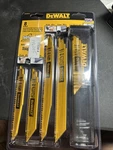 Dewalt Pcs Reciprocating Blade Kit W/case Usa DWAR8SETCS. Fixed Price $21.00.