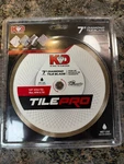 King Diamond 7 In. Tile Circular Saw Blade New!. Fixed Price $22.95.