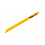 Dewalt (5-PACK) DW4838 12" 14TPI Straight Back Bi-metal Reciprocating Saw Blade. Fixed Price $15.00.