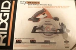 Ridgid Dual Voltage Circular Saw R885 Tool Only. Fixed Price $125.00.