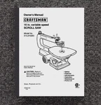 Scroll Saw Instruction Manual Fits Craftsman 16" Model # 315.216260. Fixed Price $15.97.