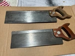 2- Pennsylvania Corporation Lot Of Two Back Saws #78 12 & Imperial 14 Inch. Fixed Price $82.00.