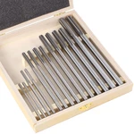 14PCS Hss Chucking Reamer Set, 0.1240" Thru 0.5010", Straight Shank/flute, Right. Fixed Price $247.99.