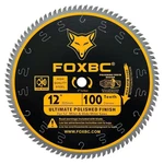 Foxbc 12 Inch Miter Saw Blade 100 Teeth Ultimate Polished Finish Silver. Fixed Price $64.17.