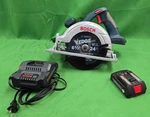 Bosch CCS180B 165MM Circular Saw W/ Battery & Charger Tested (E11). Fixed Price $100.00.