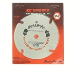 Pc Black & Decker 73-386 6-1/2" Carbide Tipped Saw Blade 5/8" Arbor New. Fixed Price $13.33.