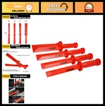 Rigor 56006 Non-marring Plastic Scraper Chisel Set, 4-PIECE Four Blade Widths. Fixed Price $37.99.