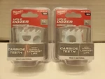 New 2PK Milwaukee 1-1/2" Hole Dozer Saws, Multi-material Carbide, 49-56-0713. Fixed Price $27.95.