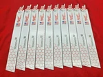 48-00-5787 Milwaukee 9" X 14 Tpi Bulk Pack Of 10 Super Sawzall Blades. Fixed Price $36.95.