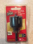 Vermont American No 18324, 1/2 Carbon Hole Saw With Mandral. New In Package. Fixed Price $5.95.