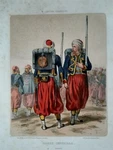 French Empire/ France/ Imperial Guard/ Godard Lithograph 1855. Fixed Price $60.45.