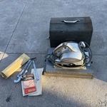 Vintage Craftsman 6 1/2 Electric Hand Saw Mod# 207.25530 With Metal Case Works. Fixed Price $125.00.