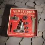 Vintage Craftsman No. 9-3530 Circular Saw Set Original Box. Fixed Price $13.99.