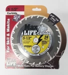 Oldham 550C424 Max Life 5-1/2" Tooth Atb Cordless Saw Blade W/ 5/8" Arbor. Fixed Price $9.00.