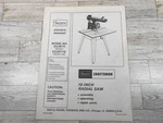 Craftsman 10 Inch Radial Arm Saw Model 113.19771 And 113.197751 Owner's Manual. Fixed Price $12.99.