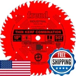 Freud LU83R010 Industrial 10-IN 50T Thin Kerf Combination Saw Blade. Fixed Price $96.75.