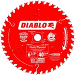 Freud Diablo D0641A 6-1/2 In. X 40 Tooth Finish Plywood Trim Saw Blade New. Fixed Price $14.49.