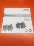Genuine Stihl Bf-mm, Bk-mm 55 Tiller Blades Owners Manual Nos (not Reprint). Fixed Price $10.95.