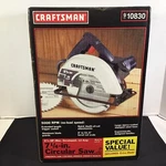 Sears Craftsman 12 Amp 2.25 Hp 7-1/4 In Corded Circular Saw 315.10830 5000 Rpm. Fixed Price $149.95.