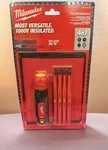 Milwaukee 48-22-2216 4-IN-1 1000V Insulated Slim Tip Multi-bit Screwdriver New. Fixed Price $34.99.