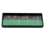Tm 30 Pcs Diamond Burr Bits Drill Glass Gemstone Metal For Dremel Craftsman R.... Fixed Price $15.76.