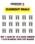 Case Of 12- 2CT OSC125JPT-2A Bi-metal Oscillating Multitool Blades, 1-3/8IN. Fixed Price $150.00.