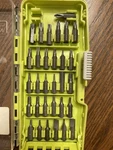 Ryobi Tools 52 Piece Screwdriver Set, A965503QP Used. Fixed Price $8.99.