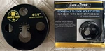 New Box Rack-a-tiers 42680 4-1/4" Round Oscillating Multitool Hole Saw Cutter. Fixed Price $44.99.