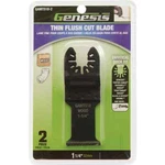 Genesis 1/4" Thin Flush Cut Oscillating Blade (2-PACK) GAMT518-2. Fixed Price $14.69.