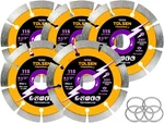 5PACK Segmented Diamond Angle Grinder Blade Tile Concrete Brick Stucco. Fixed Price $32.75.