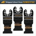 Powertec Carbide Oscillating Tool Blade 3PC Set W/adapters For Metal Cutting. Fixed Price $29.99.