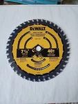 Dewalt Carbide Circular Saw Blade 1/4 Inch 40T Cross Cutting Chn DWA171440. Fixed Price $13.74.