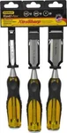 Stanley 3 Piece Wood Chisel Set 9" Oal, Sizes Included 1/2 To 1". Fixed Price $45.58.